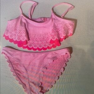 Pink Kids Swim Bikini